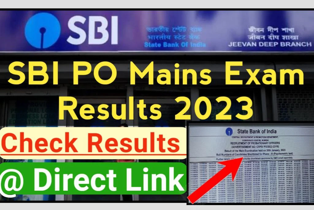 SBI PO Mains Exam Result 2023: इंतजार खत्म हुआ SBI PO Mains Result जारी Check Result @Direct Link
