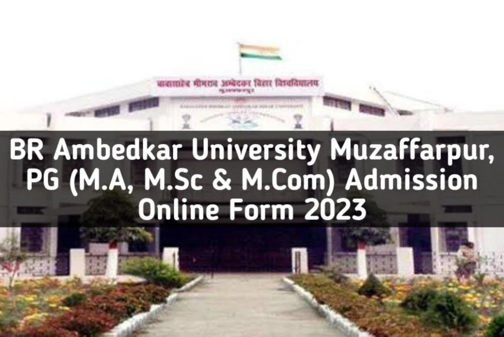 BR Ambedkar University PG Admission Online Form 2023