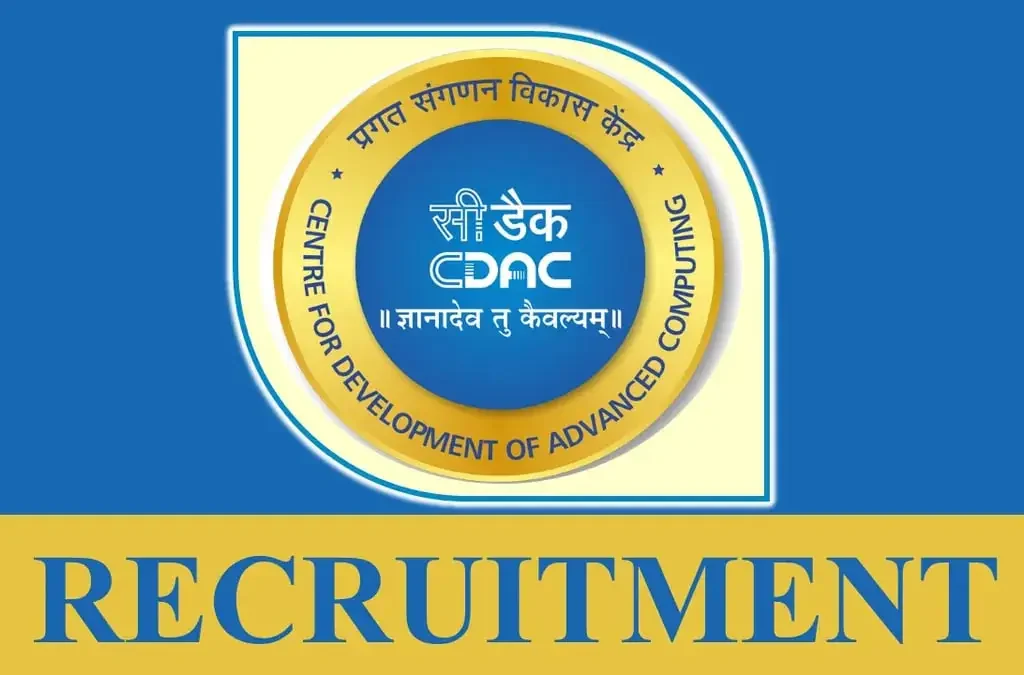 C-DAC Recruitment 2023 Apply For Project Assistant(PA) Various Post