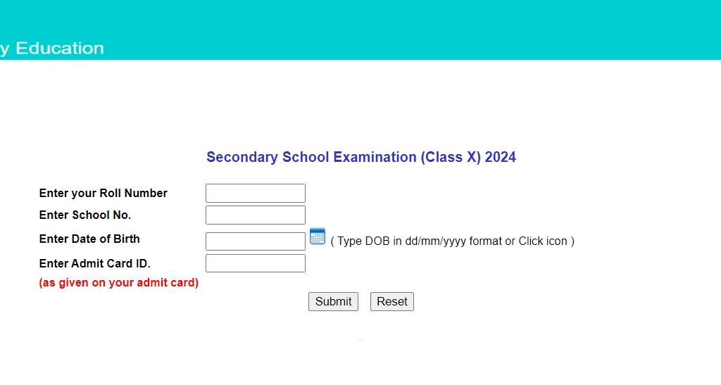 CBSE Board 10th Result 2024 सीबीएसई बोर्ड मैट्रिक के नतीजे जारी