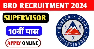 BRO Supervisor Vacancy 2024 Online Form