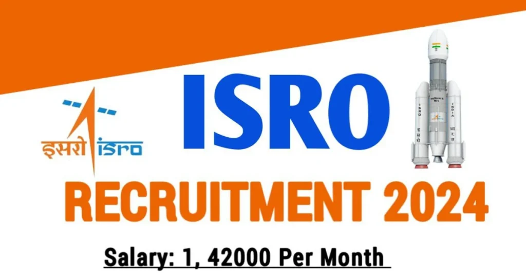 ISRO Recruitment 2024 Online Form Apply For 10th Pass, Salary: Rs 1,42,400 per month ISRO Recruitment 2024 Online Form Apply For 10th Pass, Salary: Rs 1,42,400 per month